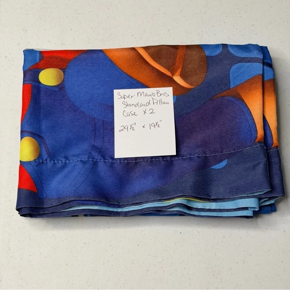 Pair of Super Mario Standard Pillowcases